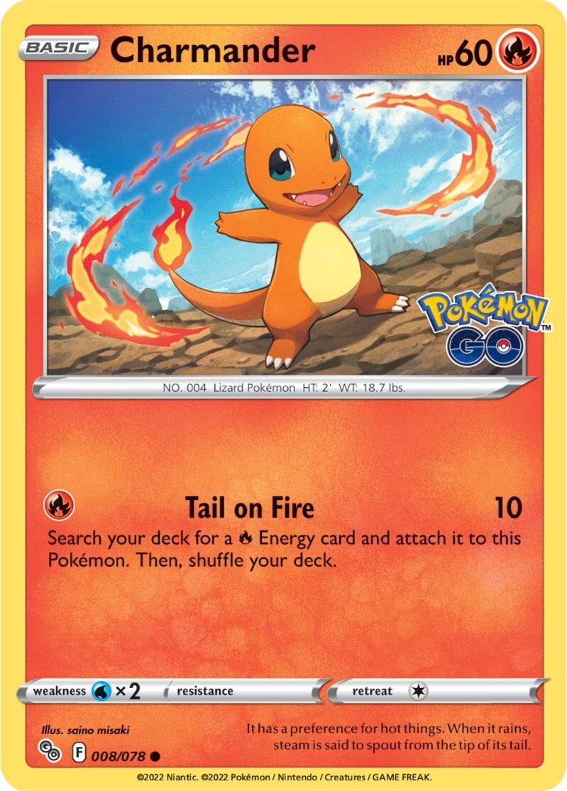 Charmander (008/078) [Pokémon GO] | GnG Games