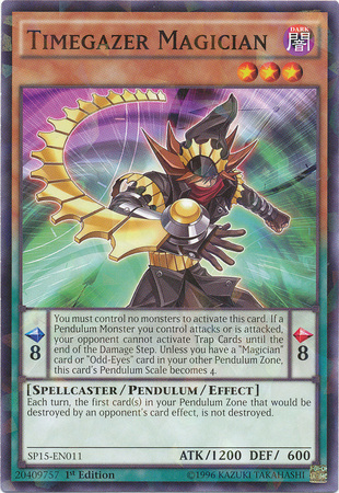 Timegazer Magician [SP15-EN011] Shatterfoil Rare | GnG Games