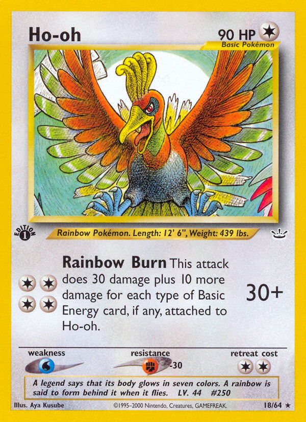 Ho-oh (18/64) [Neo Revelation 1st Edition] | GnG Games