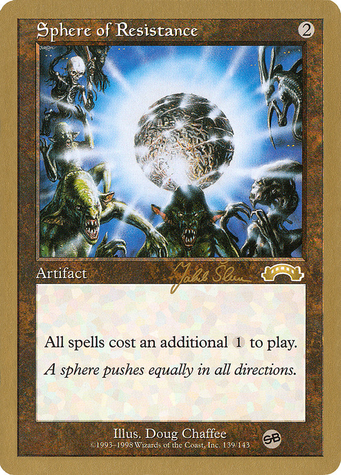 Sphere of Resistance (Jakub Slemr) (SB) [World Championship Decks 1999] | GnG Games