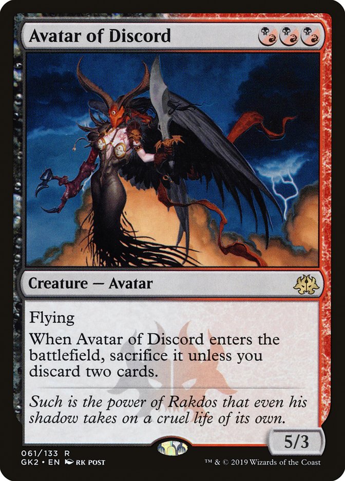 Avatar of Discord [Ravnica Allegiance Guild Kit] | GnG Games