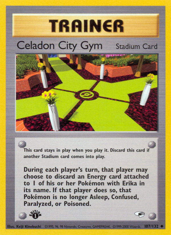 Celadon City Gym (107/132) [Gym Heroes 1st Edition] | GnG Games