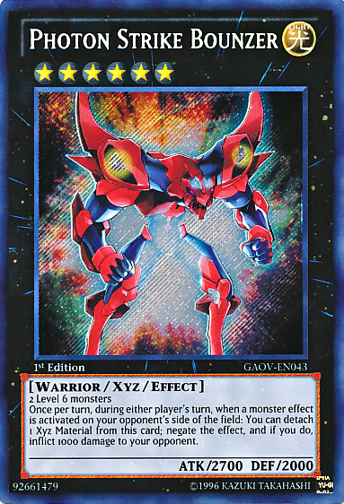 Photon Strike Bounzer [GAOV-EN043] Secret Rare | GnG Games