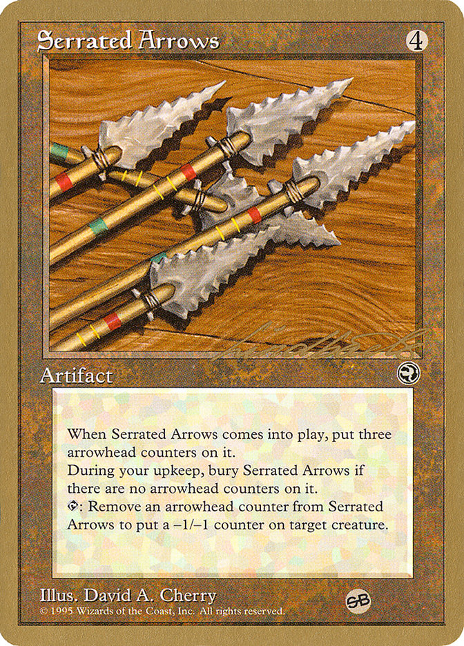 Serrated Arrows (Leon Lindback) (SB) [Pro Tour Collector Set] | GnG Games