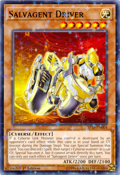 Salvagent Driver (Starfoil) [SP18-EN004] Starfoil Rare | GnG Games