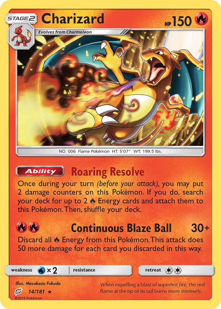 Charizard (14/181) (Theme Deck Exclusive) [Sun & Moon: Team Up] | GnG Games