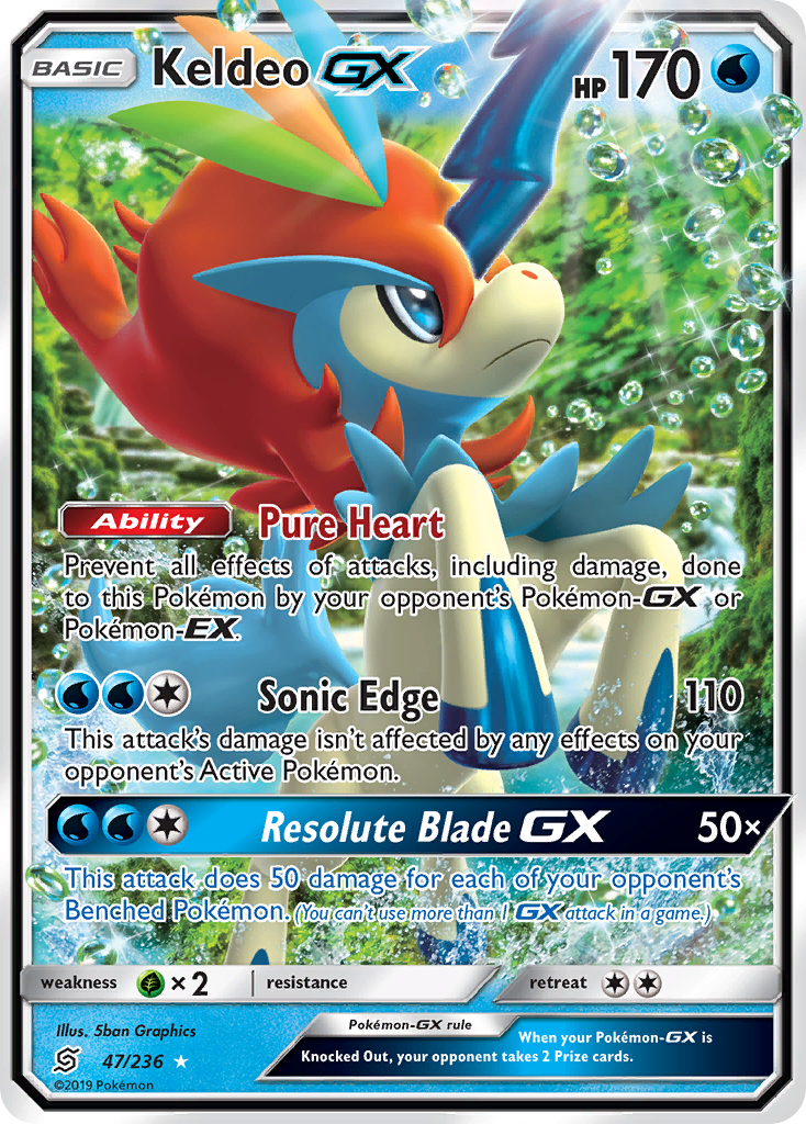 Keldeo GX (47/236) [Sun & Moon: Unified Minds] | GnG Games