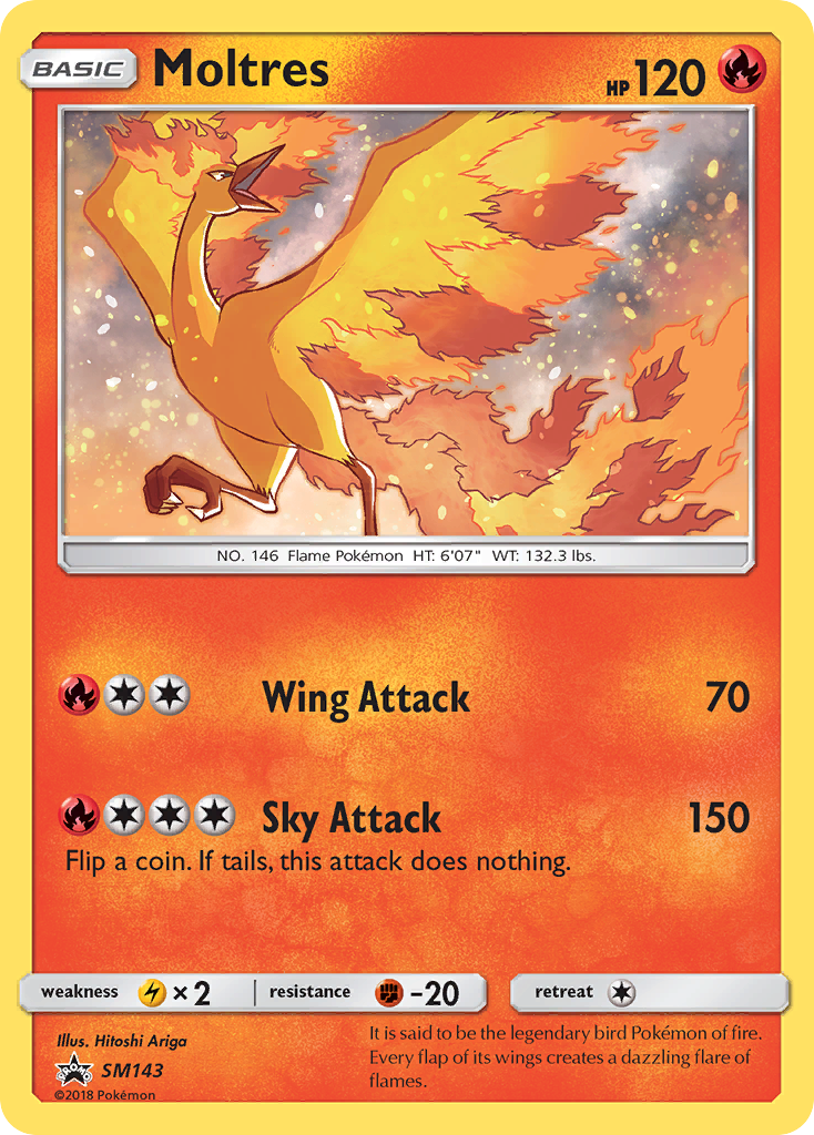 Moltres (SM143) [Sun & Moon: Black Star Promos] | GnG Games