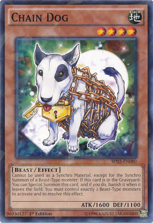 Chain Dog (Shatterfoil) [BP03-EN080] Common | GnG Games