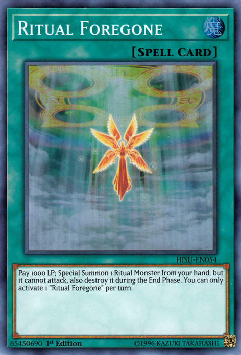 Ritual Foregone [HISU-EN054] Super Rare | GnG Games