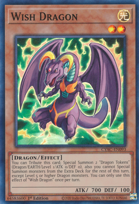 Wish Dragon [CYAC-EN093] Super Rare | GnG Games