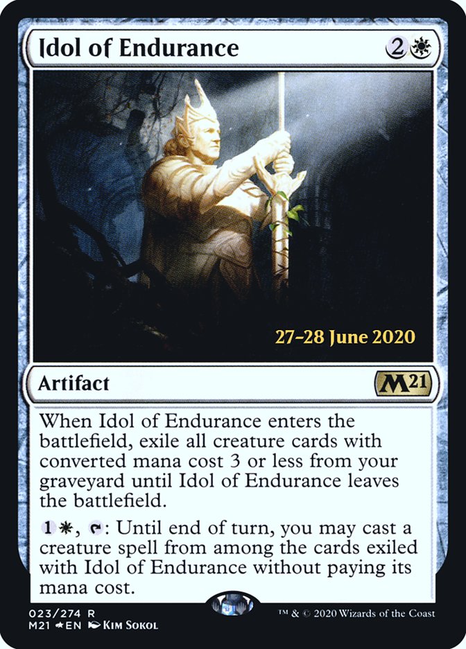 Idol of Endurance  [Core Set 2021 Prerelease Promos] | GnG Games