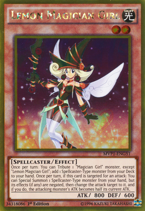 Lemon Magician Girl [MVP1-ENG51] Gold Rare | GnG Games