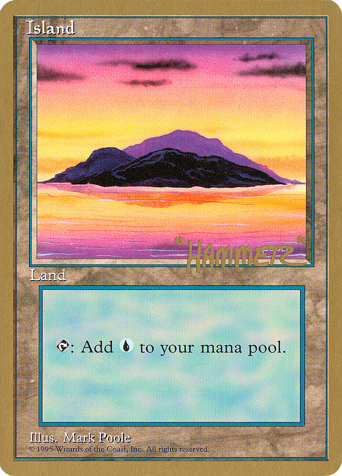 Island (shr368) (Shawn "Hammer" Regnier) [Pro Tour Collector Set] | GnG Games