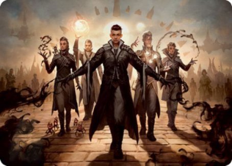 Silverquill Command Art Card [Strixhaven: School of Mages Art Series] | GnG Games
