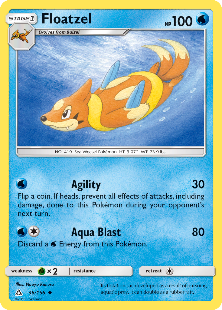 Floatzel (36/156) [Sun & Moon: Ultra Prism] | GnG Games