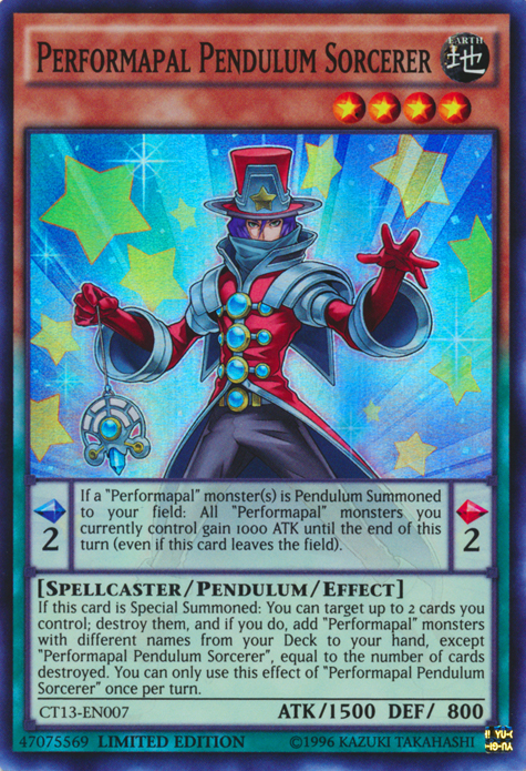 Performapal Pendulum Sorcerer [CT13-EN007] Super Rare | GnG Games