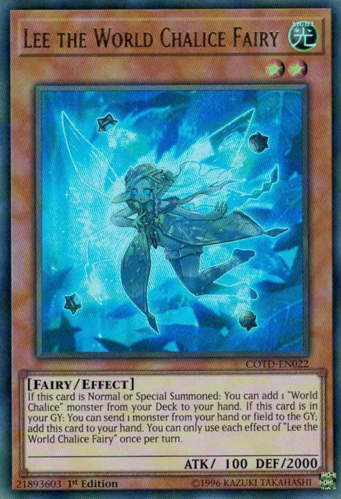 Lee the World Chalice Fairy [COTD-EN022] Ultra Rare | GnG Games