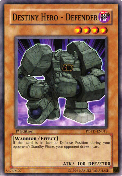 Destiny Hero - Defender [POTD-EN013] Common | GnG Games