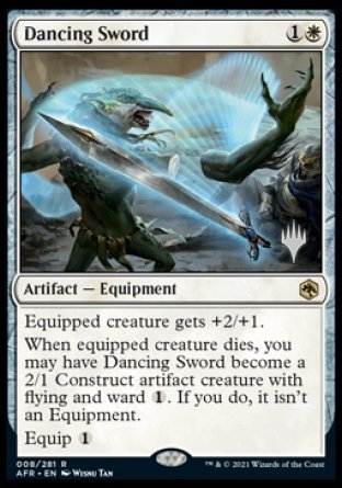 Dancing Sword (Promo Pack) [Dungeons & Dragons: Adventures in the Forgotten Realms Promos] | GnG Games