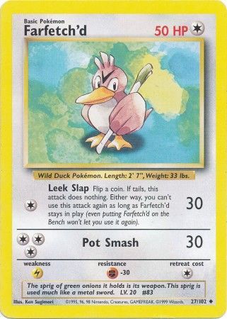 Farfetch'd (27/102) [Base Set Unlimited] | GnG Games