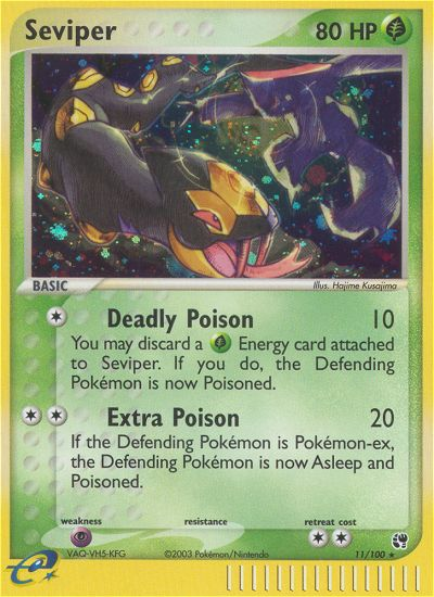 Seviper (11/100) [EX: Sandstorm] | GnG Games