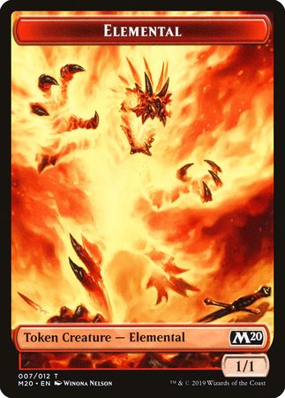 Elemental Token [Core Set 2020 Tokens] | GnG Games