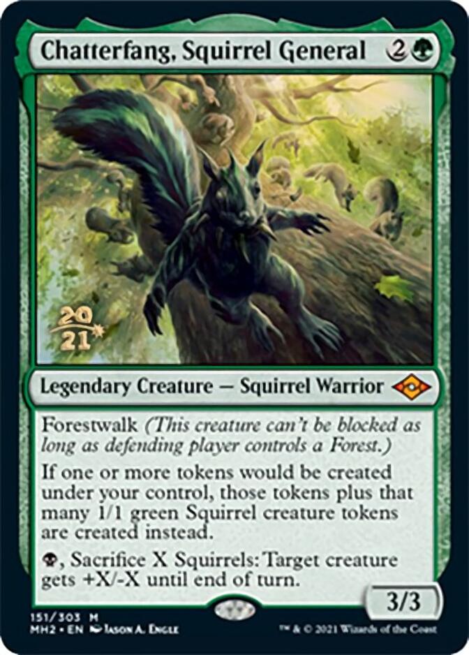 Chatterfang, Squirrel General [Modern Horizons 2 Prerelease Promos] | GnG Games