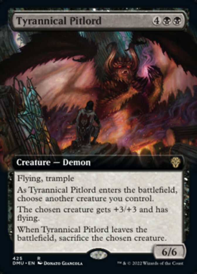 Tyrannical Pitlord (Extended Art) [Dominaria United] | GnG Games
