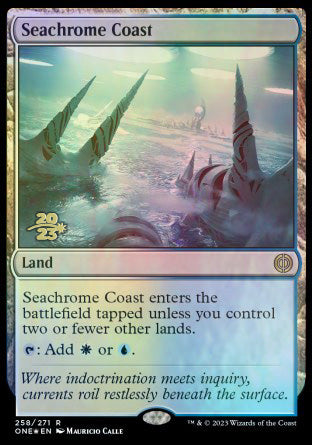 Seachrome Coast [Phyrexia: All Will Be One Prerelease Promos] | GnG Games