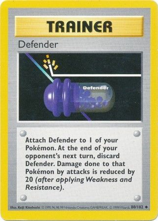 Defender (80/102) [Base Set Shadowless Unlimited] | GnG Games