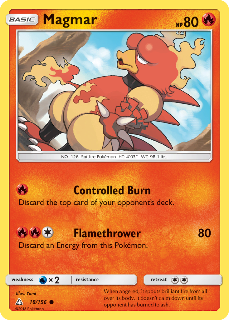 Magmar (18/156) [Sun & Moon: Ultra Prism] | GnG Games