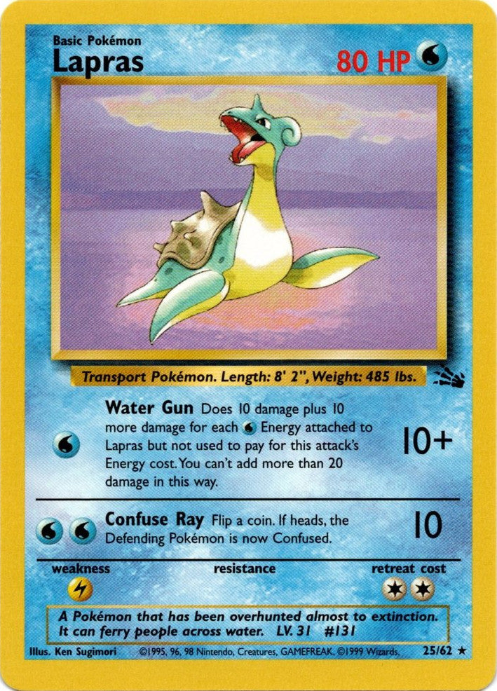 Lapras (25/62) [Fossil Unlimited] | GnG Games