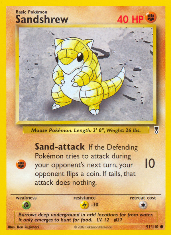 Sandshrew (91/110) [Legendary Collection] | GnG Games