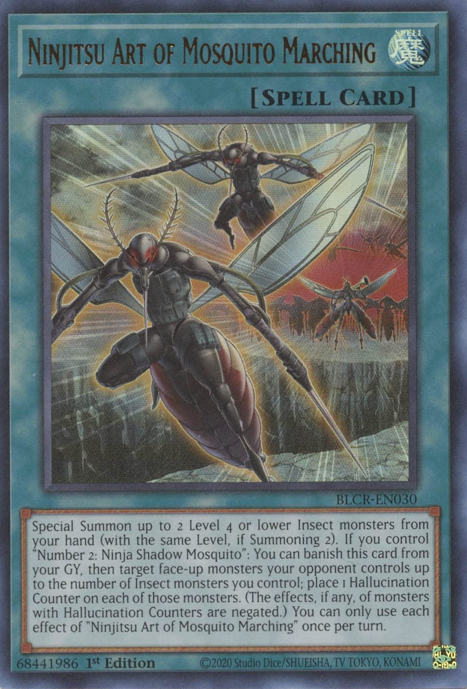 Ninjitsu Art of Mosquito Marching [BLCR-EN030] Ultra Rare | GnG Games