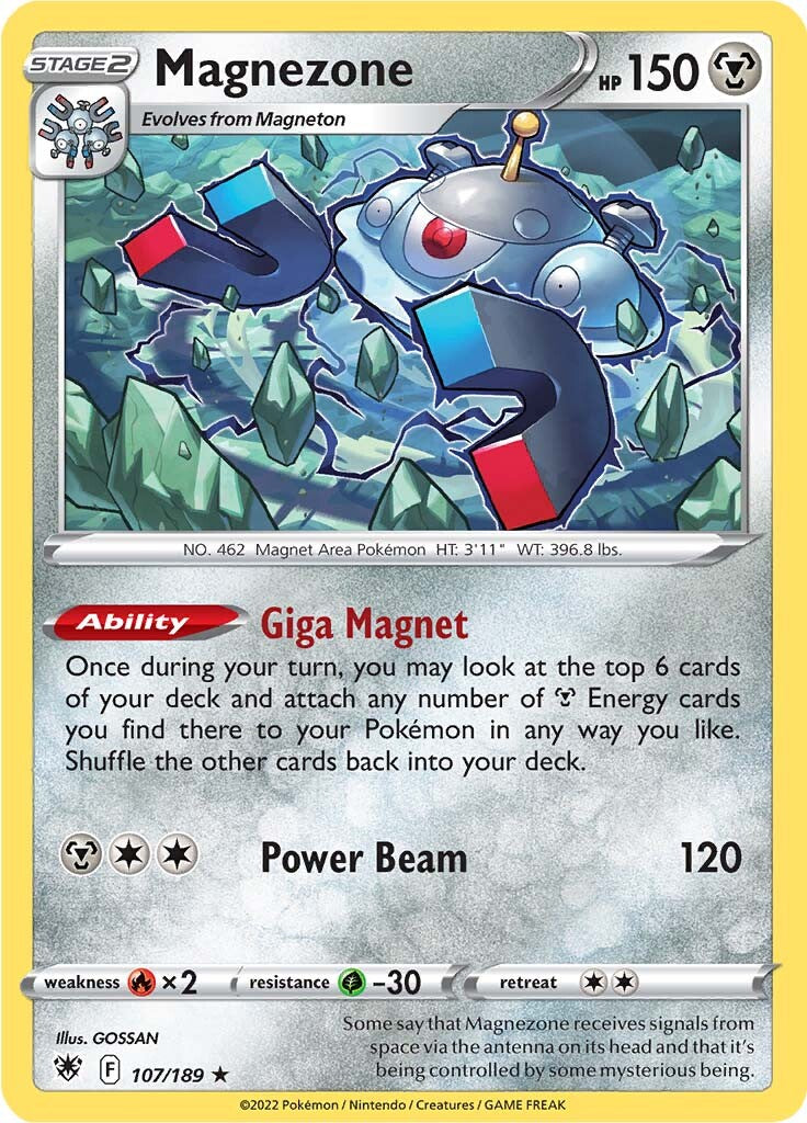 Magnezone (107/189) (Theme Deck Exclusive) [Sword & Shield: Astral Radiance] | GnG Games