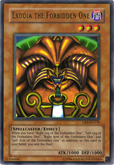 Exodia the Forbidden One [DB1-EN139] Ultra Rare | GnG Games