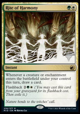 Rite of Harmony (Promo Pack) [Innistrad: Midnight Hunt Promos] | GnG Games