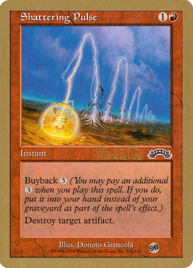 Shattering Pulse (Mark Le Pine) (SB) [World Championship Decks 1999] | GnG Games