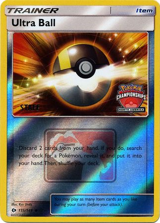 Ultra Ball (135/149) (NA Championship Promo Staff) [Sun & Moon: Base Set] | GnG Games