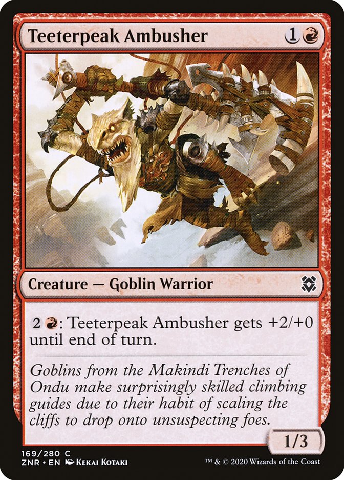 Teeterpeak Ambusher [Zendikar Rising] | GnG Games