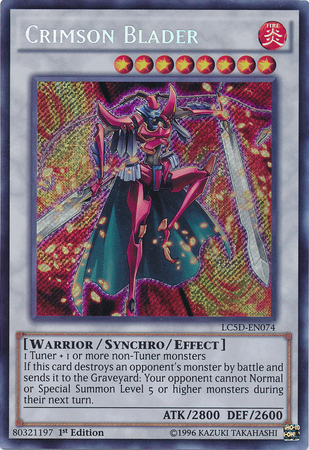 Crimson Blader [LC5D-EN074] Secret Rare | GnG Games