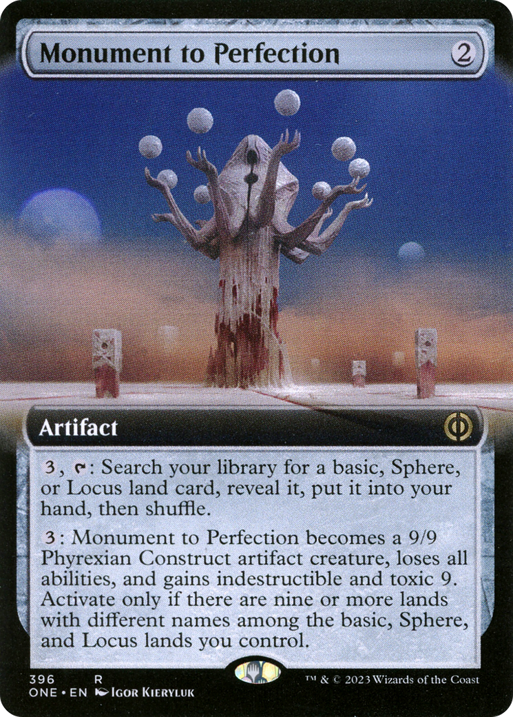 Monument to Perfection (Extended Art) [Phyrexia: All Will Be One] | GnG Games