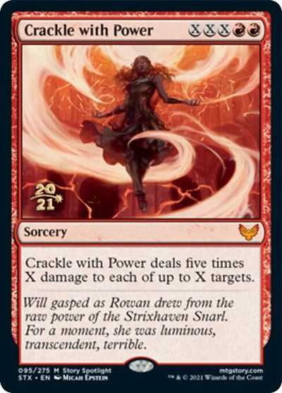 Crackle with Power [Strixhaven: School of Mages Prerelease Promos] | GnG Games