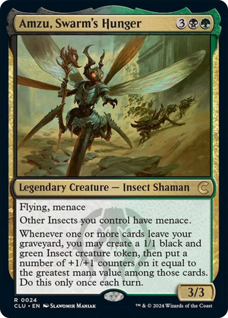 Amzu, Swarm's Hunger [Ravnica: Clue Edition] | GnG Games