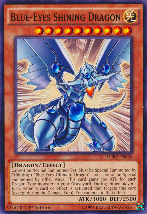 Blue-Eyes Shining Dragon [DPRP-EN026] Common | GnG Games