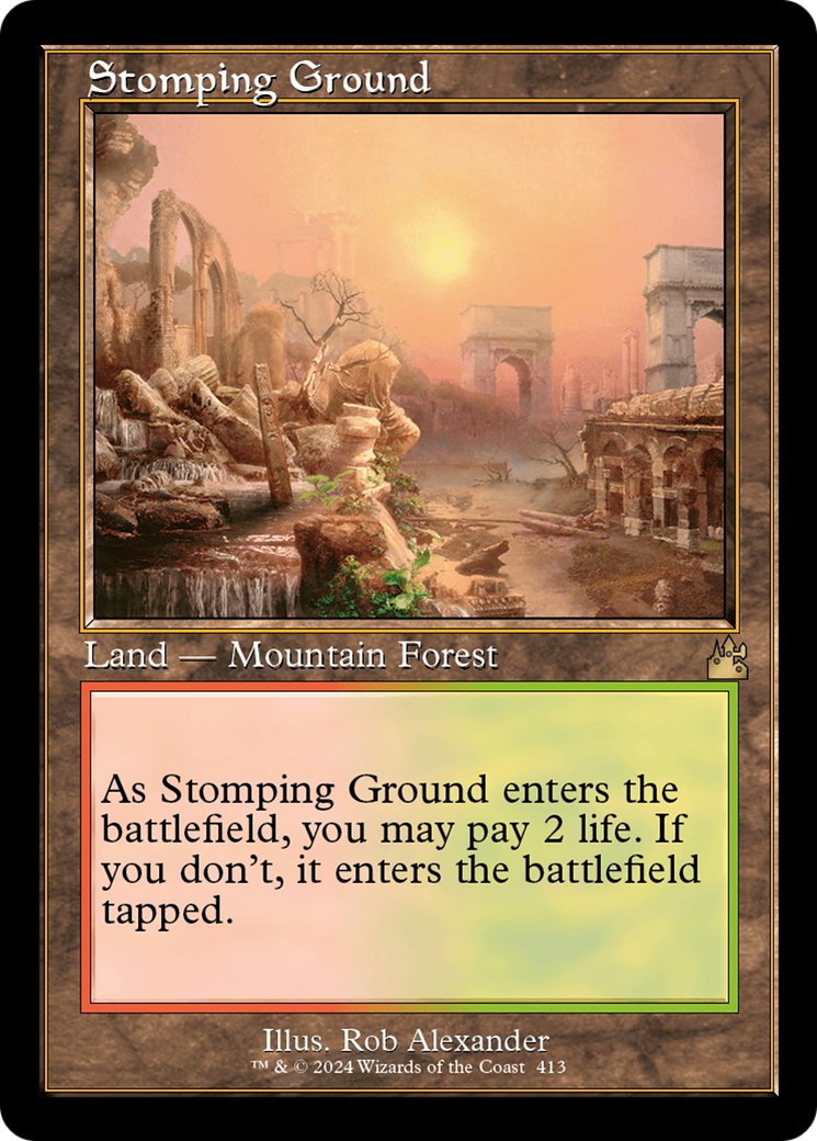 Stomping Ground (Retro) [Ravnica Remastered] | GnG Games