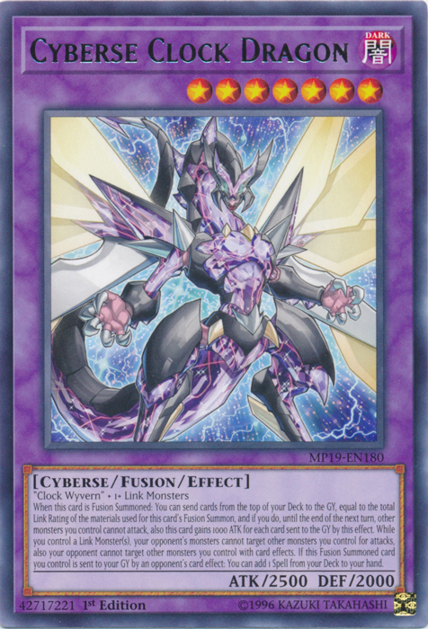 Cyberse Clock Dragon [MP19-EN180] Rare | GnG Games