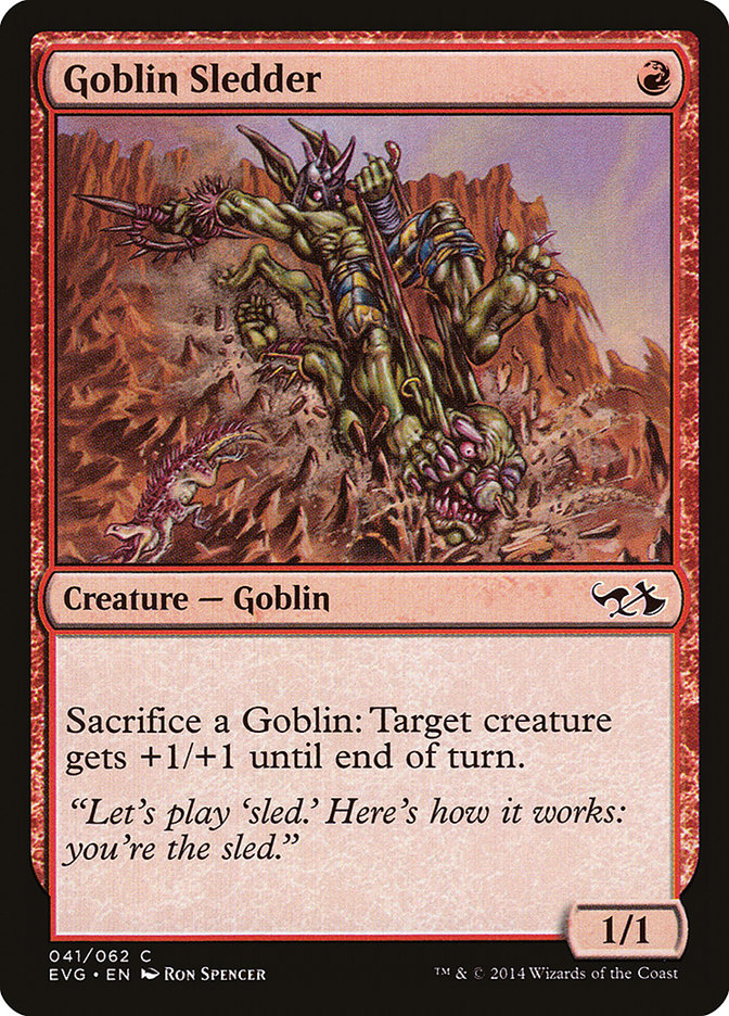 Goblin Sledder (Elves vs. Goblins) [Duel Decks Anthology] | GnG Games