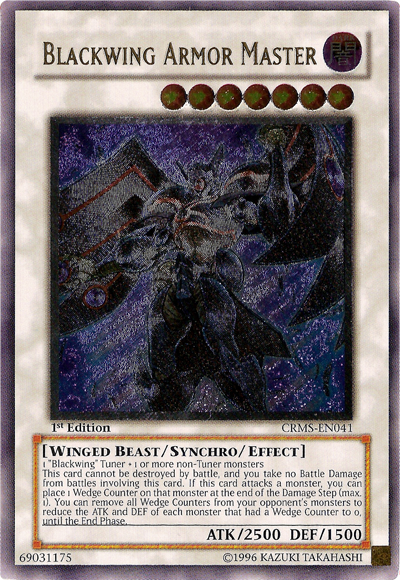 Blackwing Armor Master (UTR) [CRMS-EN041] Ultimate Rare | GnG Games